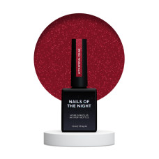 NAILSOFTHENIGHT Lakier hybrydowy z drobinką odblaskową Let's special Céline, 10 ml